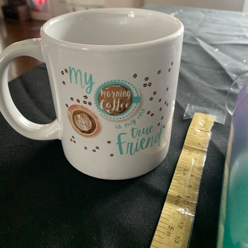 Cute Morning Coffee is my True Friend Mug, NWOT